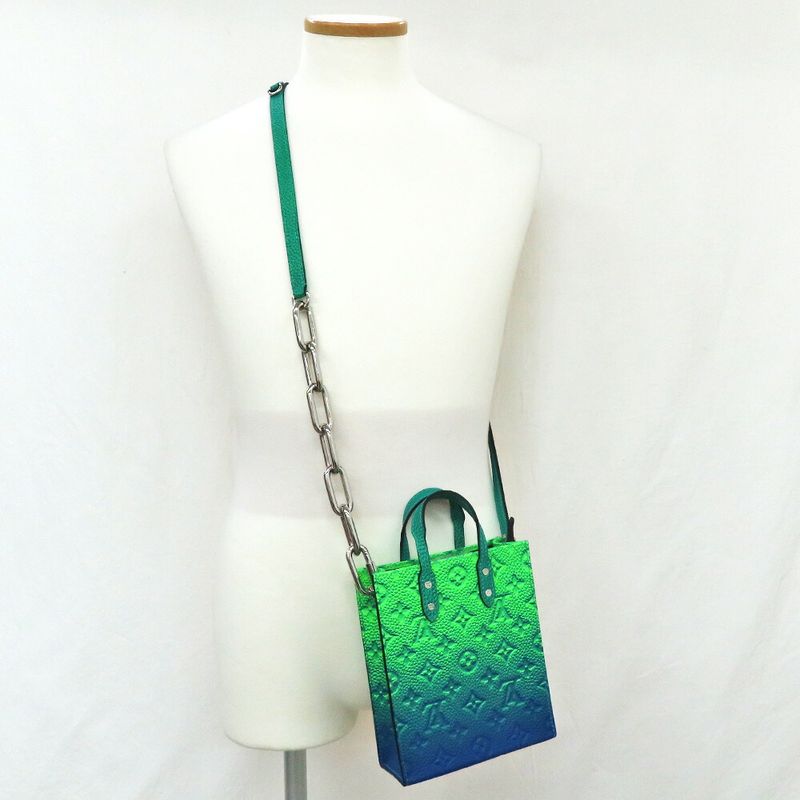 Louis Vuitton Monogram Empreinte Taurillon Illusion Sac Plastic XS