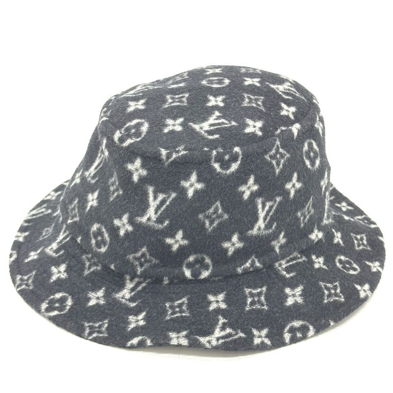 Louis Vuitton Hat Bob Carey on M76742 Wool Black