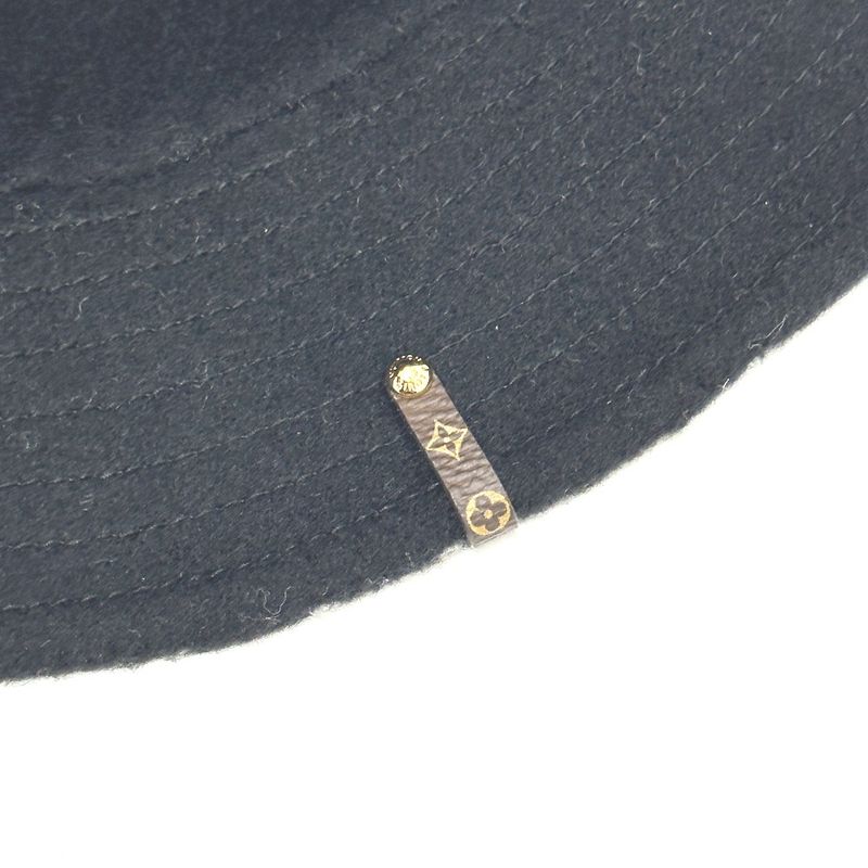 Louis Vuitton Hat Bob Carey on M76742 Wool Black