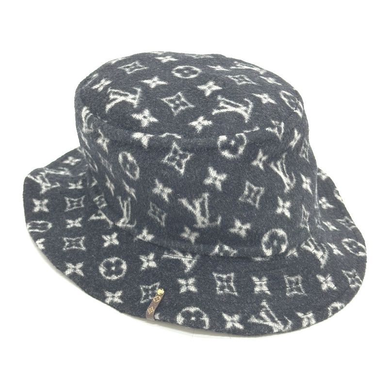 Louis Vuitton Hat Bob Carey on M76742 Wool Black