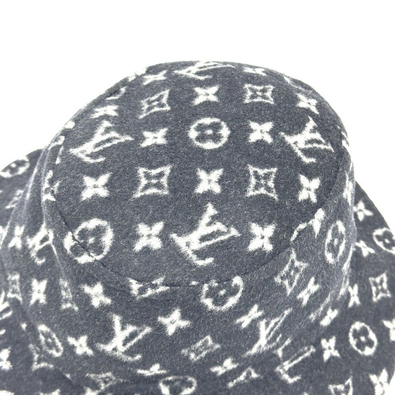Louis Vuitton Hat Bob Carey on M76742 Wool Black