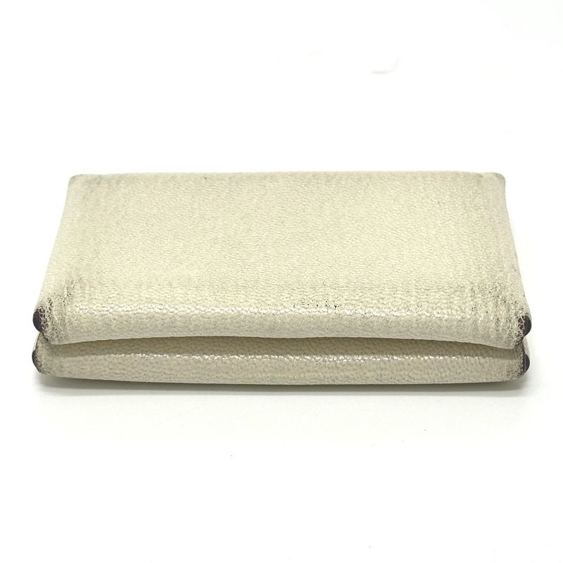 Hermes Bifold Wallet Calvi Duo Chevre Coromandel Nata Quebracho