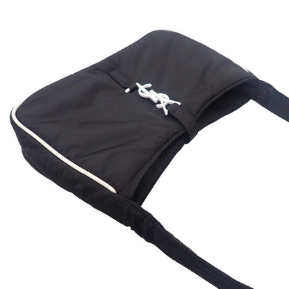 Saint Laurent LE 5 A7 Crossbody Fabi1 Shoulder Bag Nylon Black Ladies