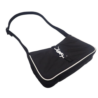 Saint Laurent LE 5 A7 Crossbody Fabi1 Shoulder Bag Nylon Black Ladies