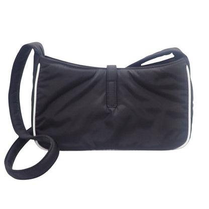 Saint Laurent LE 5 A7 Crossbody Fabi1 Shoulder Bag Nylon Black Ladies