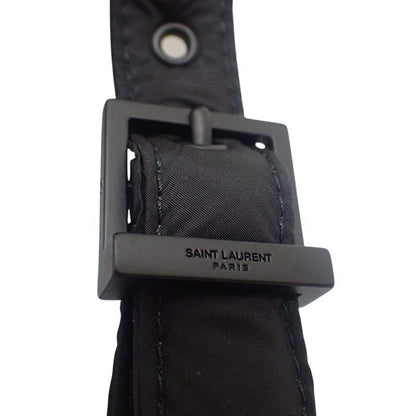 Saint Laurent LE 5 A7 Crossbody Fabi1 Shoulder Bag Nylon Black Ladies