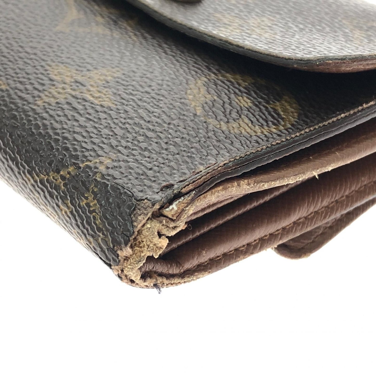 Louis Vuitton Women's Bifold Wallet W Hook Monogram Portefeuille Elise