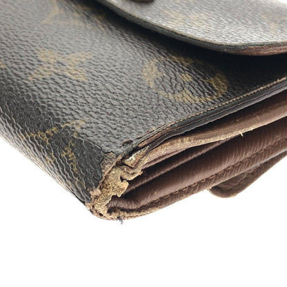 Louis Vuitton Women's Bifold Wallet W Hook Monogram Portefeuille Elise