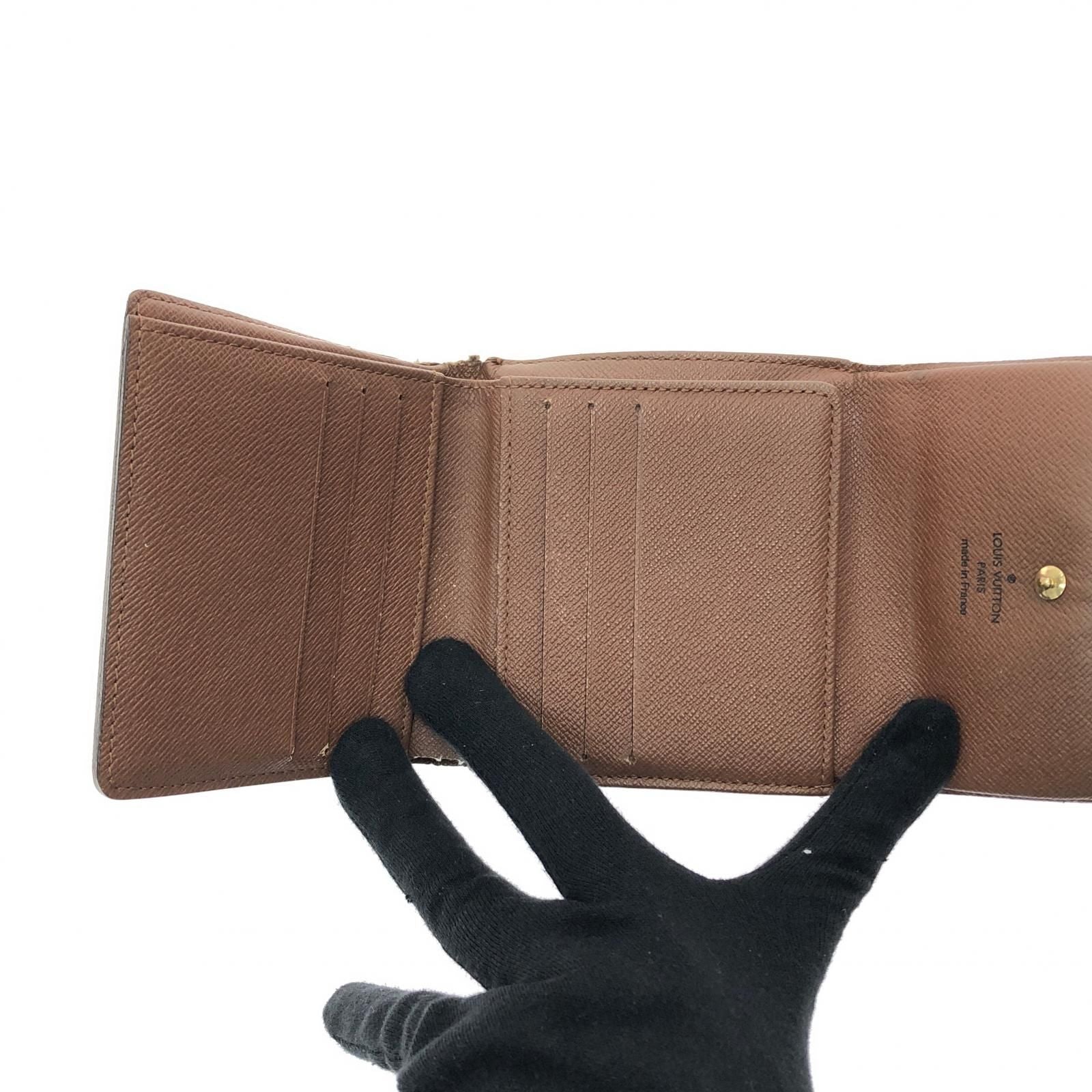 Louis Vuitton Women's Bifold Wallet W Hook Monogram Portefeuille Elise