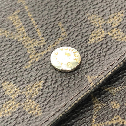 Louis Vuitton Women's Bifold Wallet W Hook Monogram Portefeuille Elise