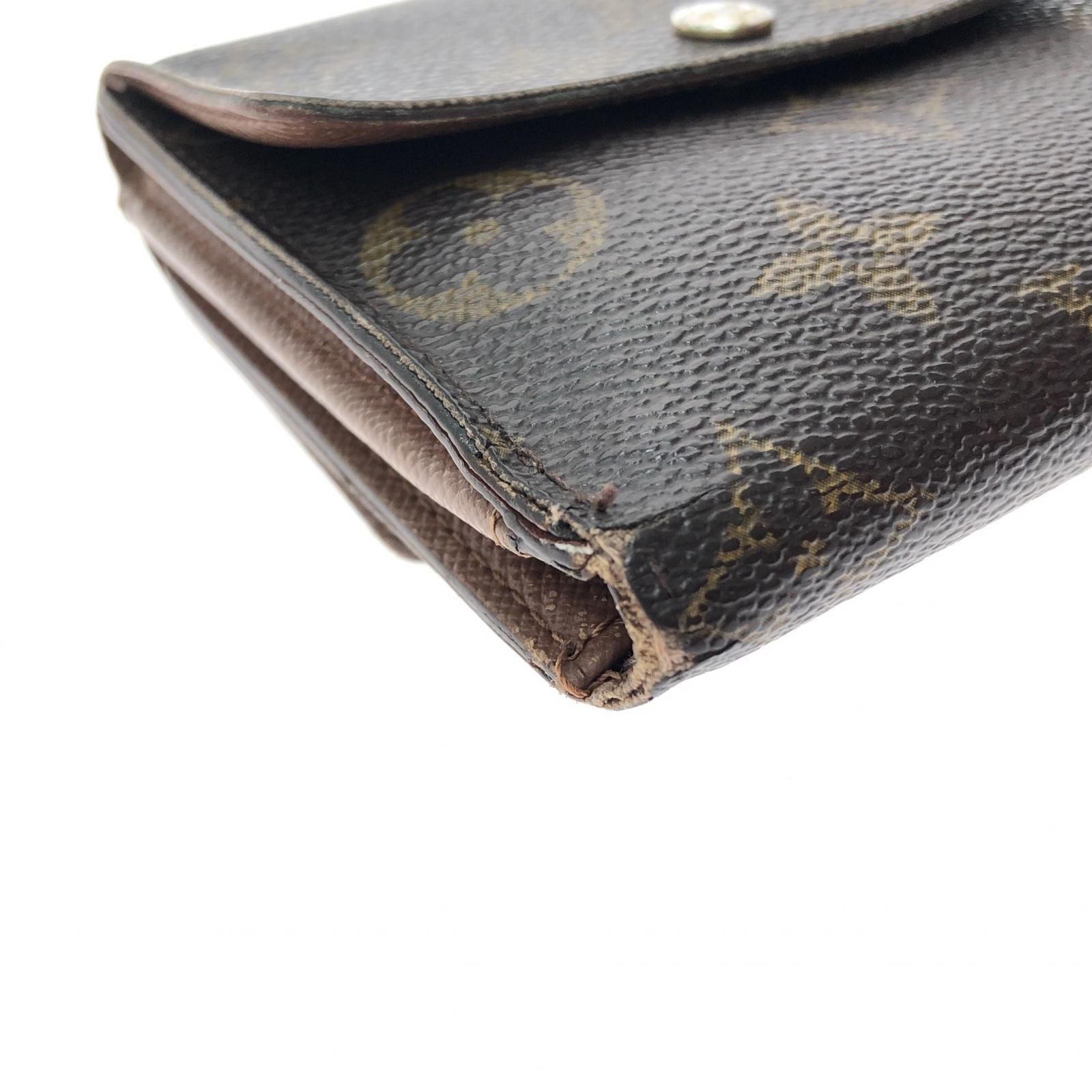 Louis Vuitton Women's Bifold Wallet W Hook Monogram Portefeuille Elise