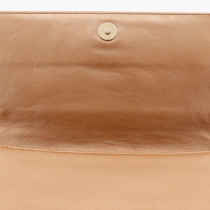 Chanel Chocolate Bar Coco Mark Lambskin Gold Women's Shoulder Bag