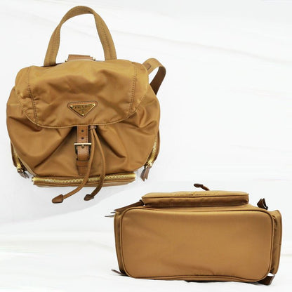 Prada Backpack Small Re-nylon Backpack Sac Bag 1bz081 Brandy Ladies