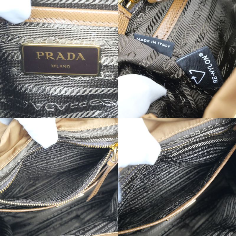 Prada Backpack Small Re-nylon Backpack Sac Bag 1bz081 Brandy Ladies