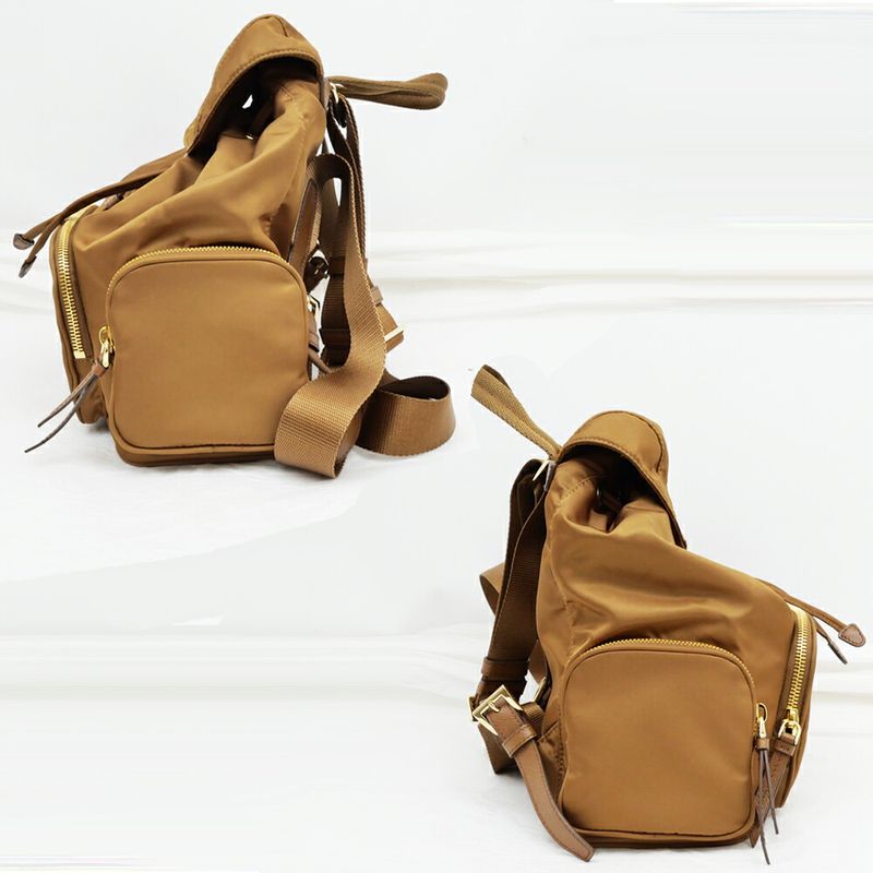 Prada Backpack Small Re-nylon Backpack Sac Bag 1bz081 Brandy Ladies