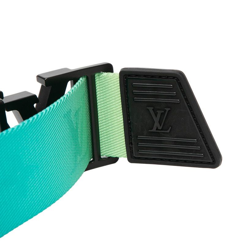 Louis Vuitton Monogram Suntulle LV Webbing M0523z Green Multicolor Nylon Men's