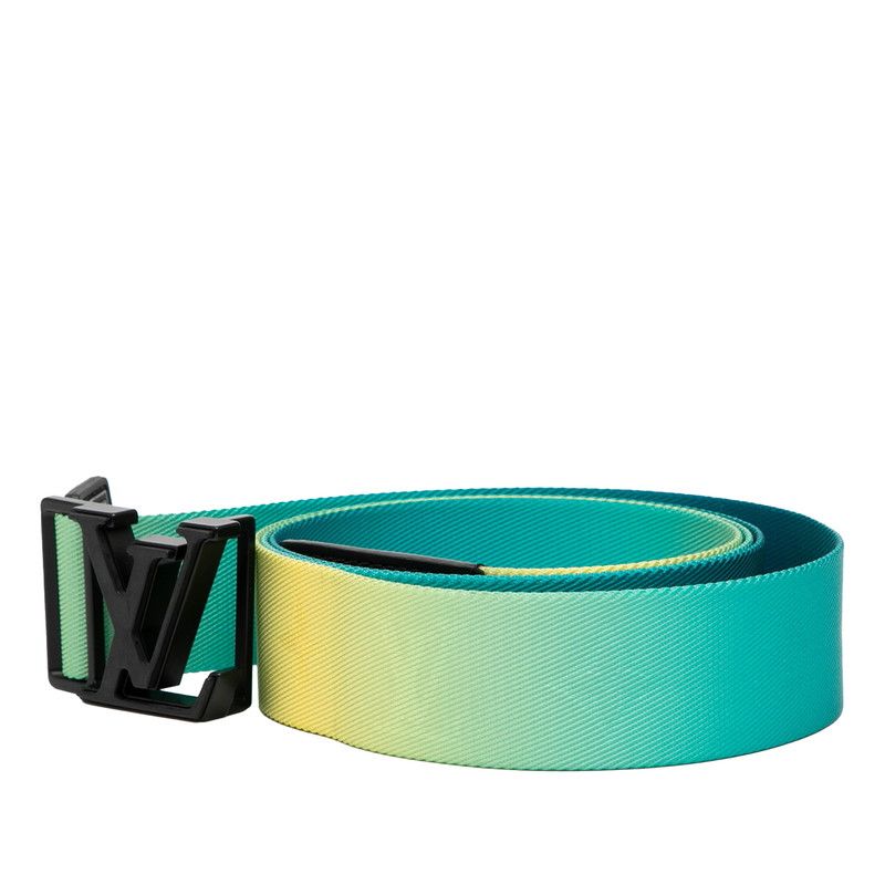 Louis Vuitton Monogram Suntulle LV Webbing M0523z Green Multicolor Nylon Men's