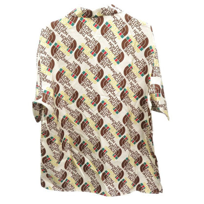 Unused Gucci X the North Face the North Face Full Logo Size 46 Silk Ivory Short