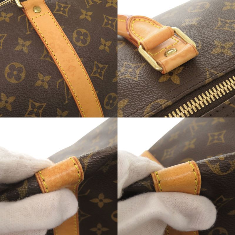 Louis Vuitton Keepall 55 Monogram Brown Boston Bag 0692