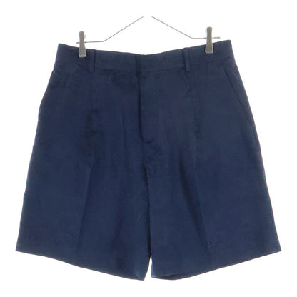 Louis Vuitton 24aw Monogram Cotton Blend Tailored Shorts Pants Navy Rm242mm