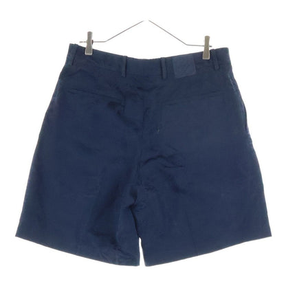 Louis Vuitton 24aw Monogram Cotton Blend Tailored Shorts Pants Navy Rm242mm