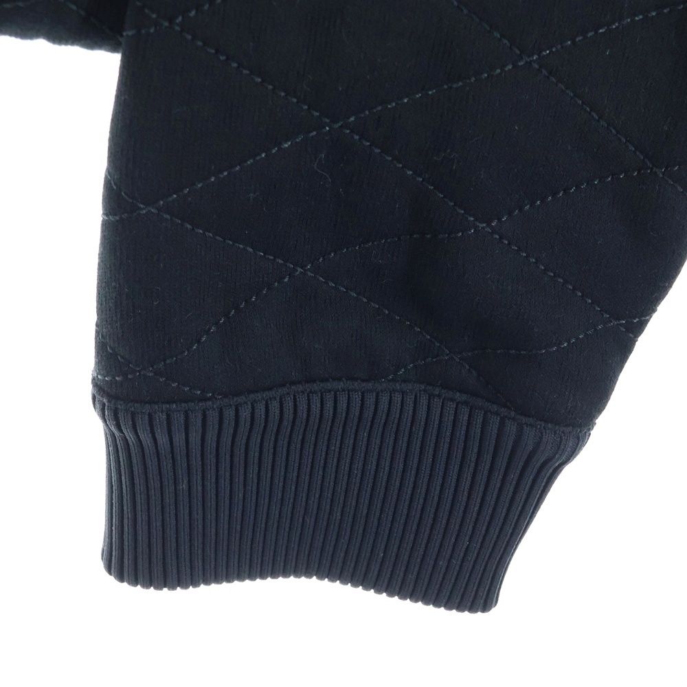 Louis Vuitton 20aw Quilted Nylon Switch Hoodie Zip Up Jacket Black