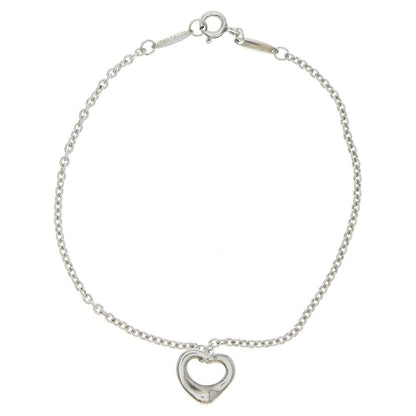 Tiffany & Co Open Heart Bracelet Silver Chain Ag925