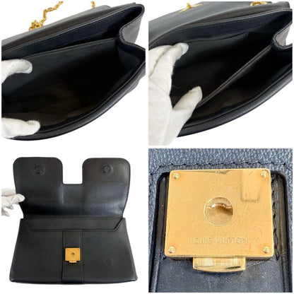Louis Vuitton Monogram Shadow Very Chain Bag 2-Way Noir Black Women's Leather