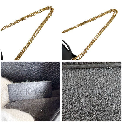 Louis Vuitton Monogram Shadow Very Chain Bag 2WAY Noir Black Women's Leather