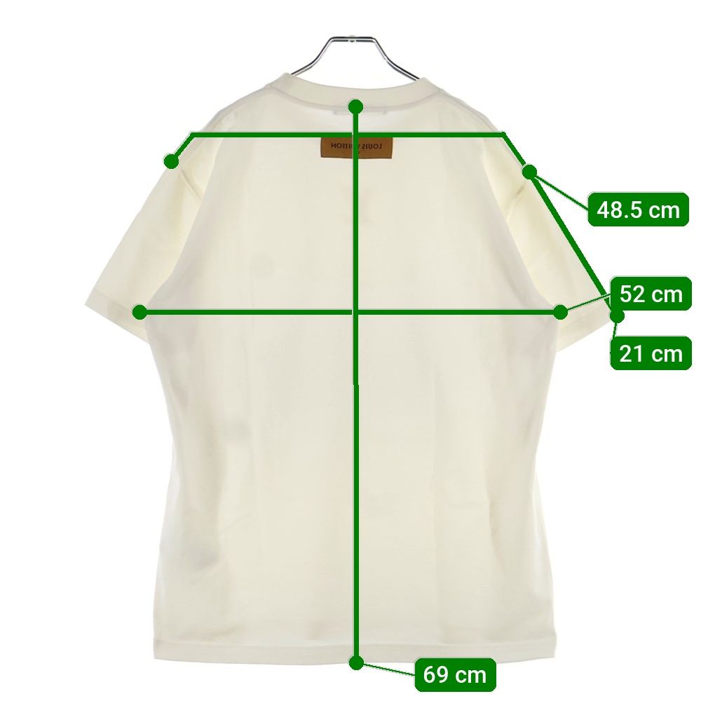 Louis Vuitton LV Embossed Logo Inside Out Crew Neck Short Sleeve T-Shirt Cut