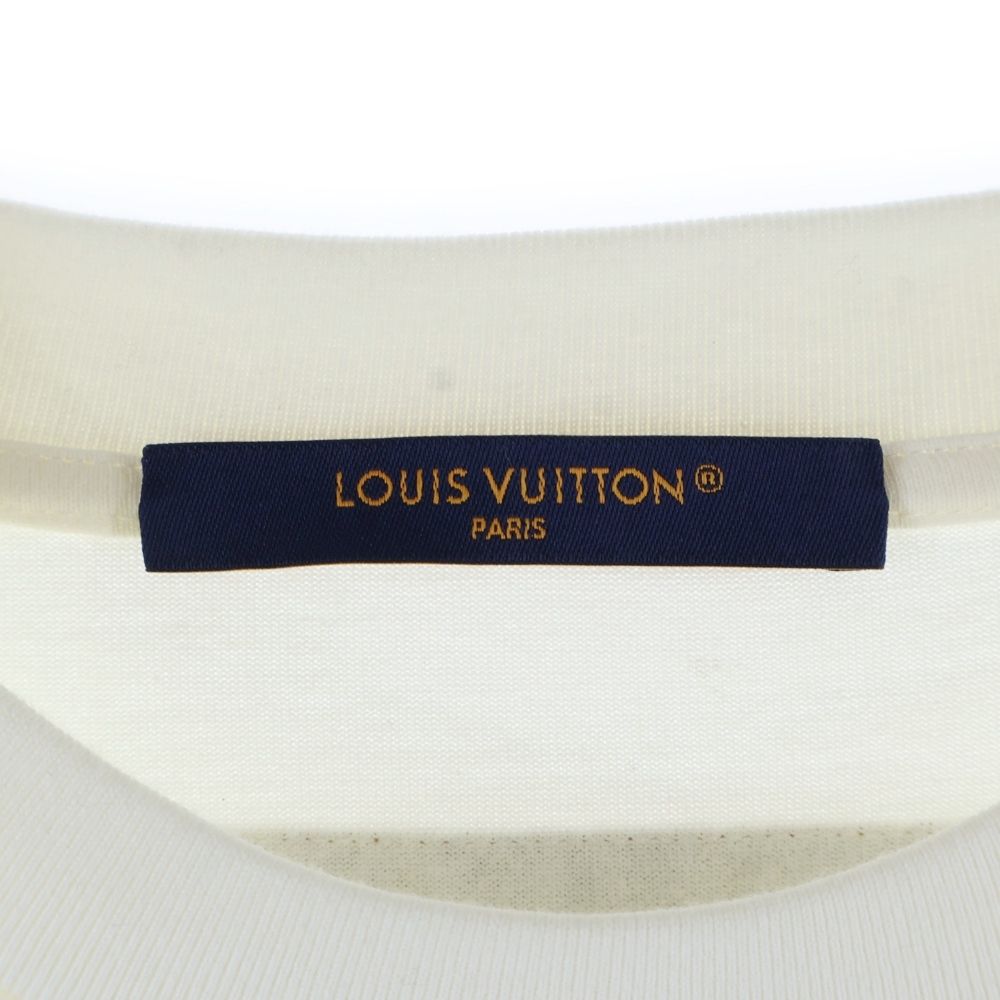 Louis Vuitton LV Embossed Logo Inside Out Crew Neck Short Sleeve T-Shirt Cut