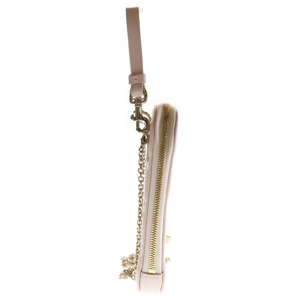 Christian Dior Cannage Fon Shoulder Mini Bag Shoulder Bag Light Pink Leather