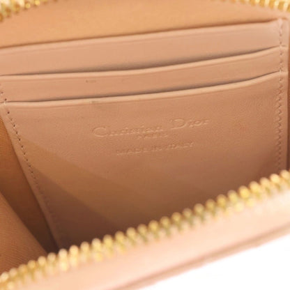 Christian Dior Cannage Fon Shoulder Mini Bag Shoulder Bag Light Pink Leather