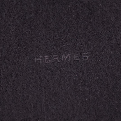 Hermes Muffler Shawl Fringe 100% Cashmere Scarf