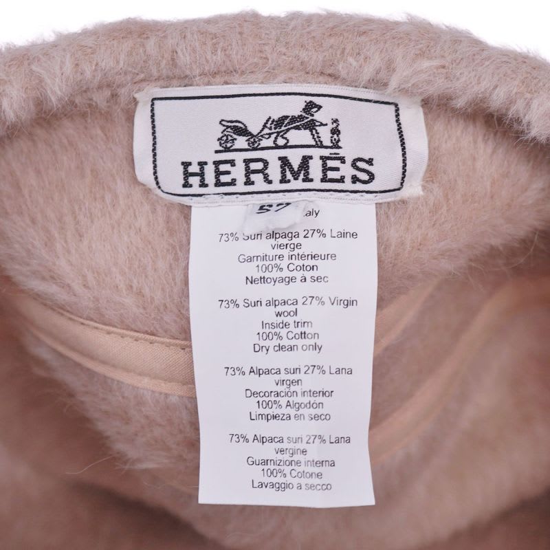 Hermes Beret Saint Honore Serie Alpaca Wool