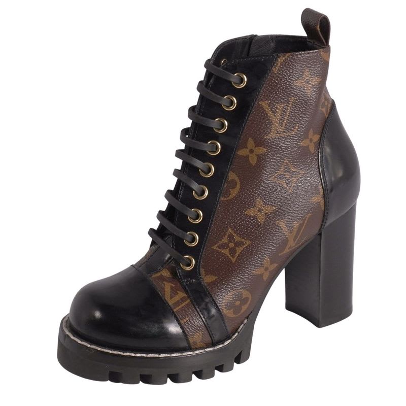 Louis Vuitton Ankle Boots Lace Up