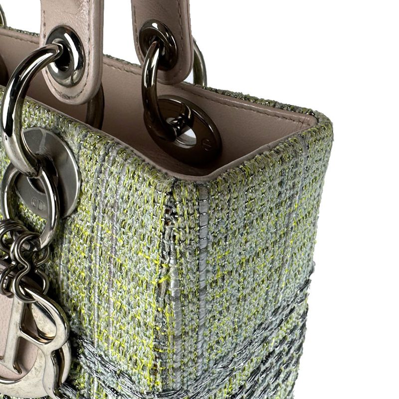 Christian DIOR Shoulder Bag Handbag Lady Dior