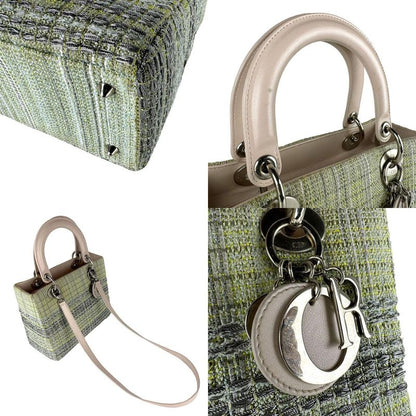 Christian DIOR Shoulder Bag Handbag Lady Dior