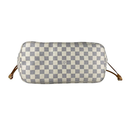 Louis Vuitton Tote Bag Shoulder Bag Damier Azure Neverfull MM N51107