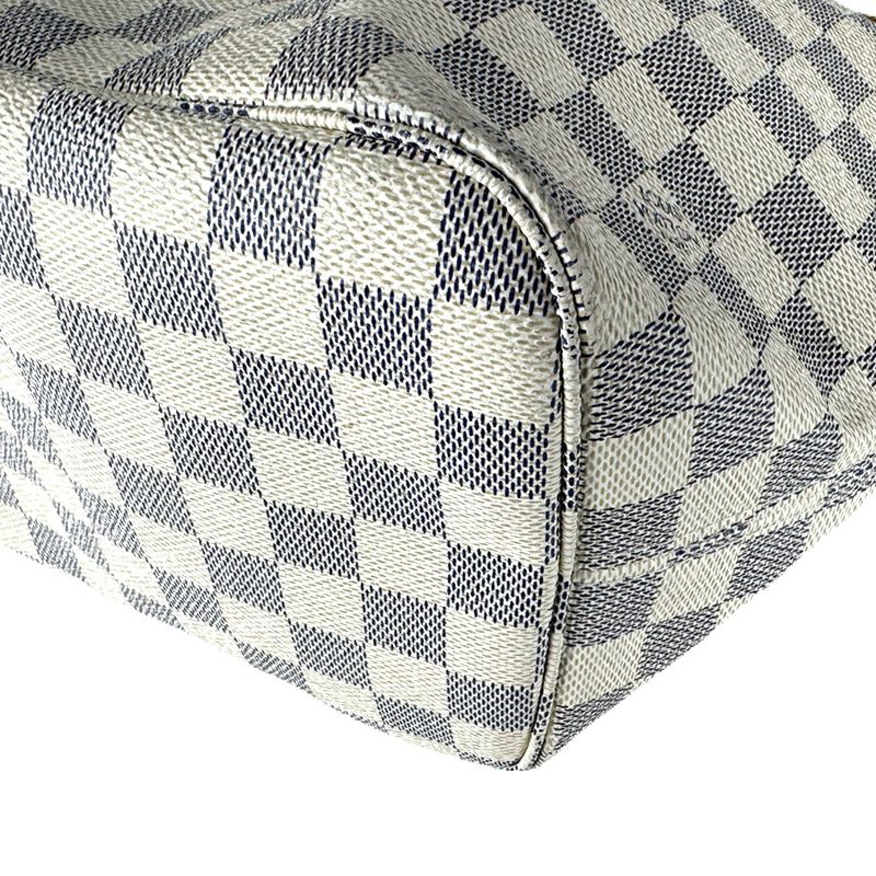 Louis Vuitton Tote Bag Shoulder Bag Damier Azure Neverfull MM N51107
