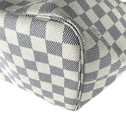 Louis Vuitton Tote Bag Shoulder Bag Damier Azure Neverfull MM N51107