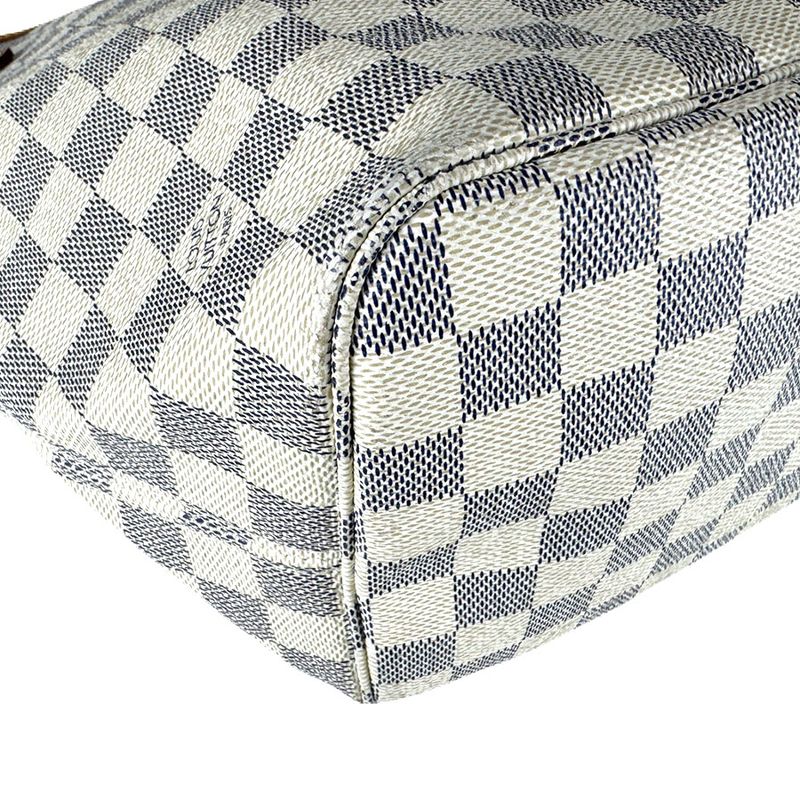Louis Vuitton Tote Bag Shoulder Bag Damier Azure Neverfull MM N51107