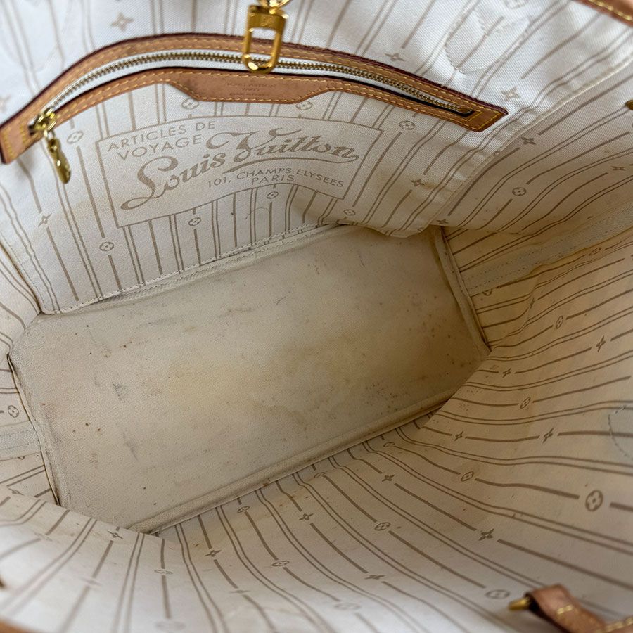 Louis Vuitton LOUIS VUITTON Tote Bag Shoulder Bag Damier Azure Neverfull MM