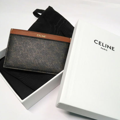 Celine Plain Card Holder - Triomphe Tan 10b702bq4 Ladies' Unused