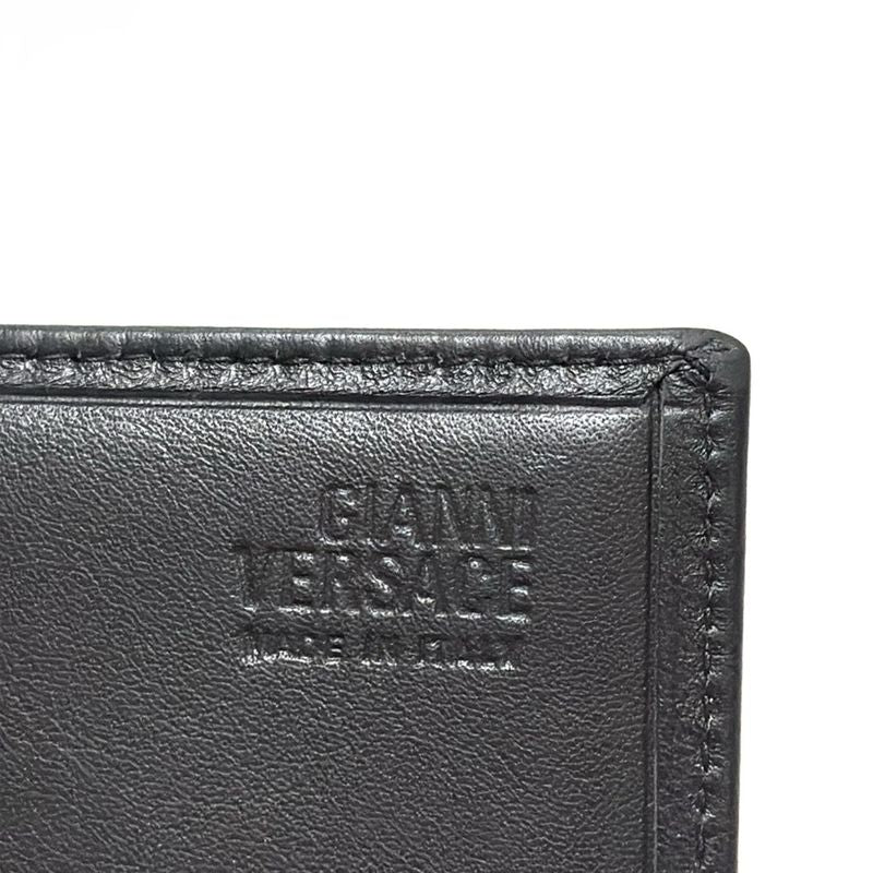 Gianniversace Long Wallet - Black Leather