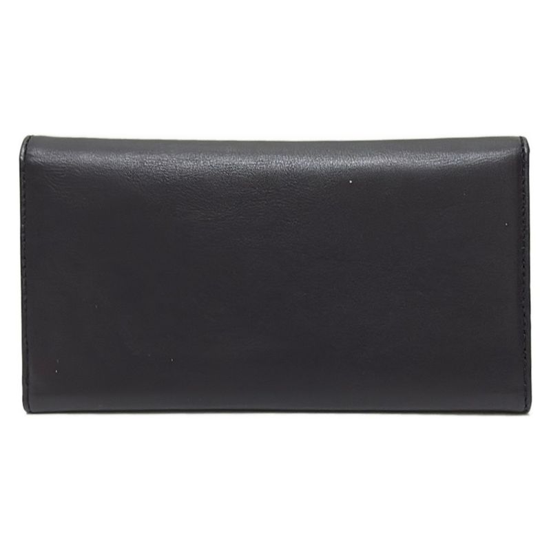 Gianniversace Long Wallet - Black Leather
