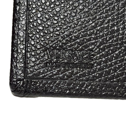 Versace Key Case - Black 6 Hooks Leather