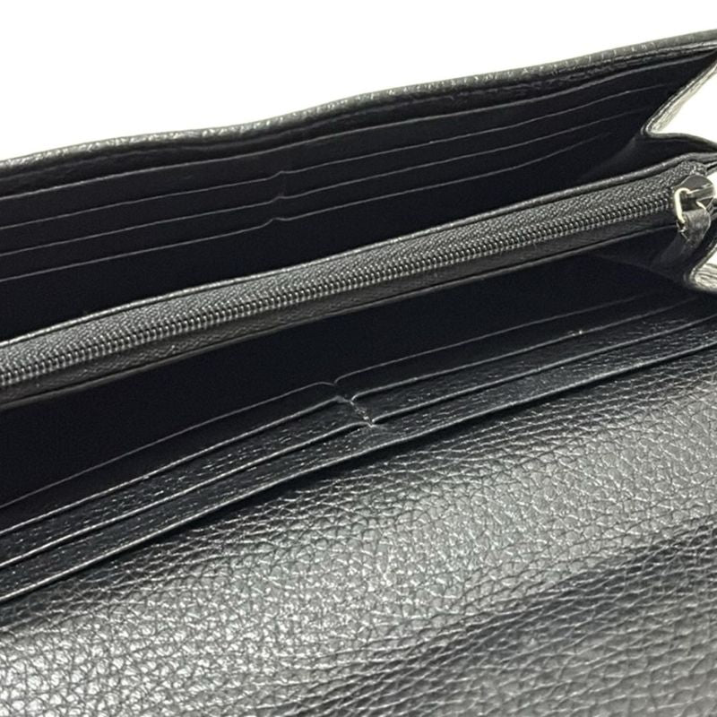 Gucci Long Wallet Soho 598206 Black Leather