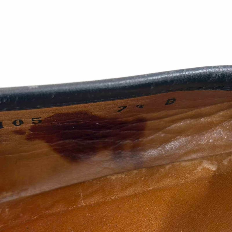 Gucci Horsebit Leather Loafer Shoes 6105 Black 7 1 2