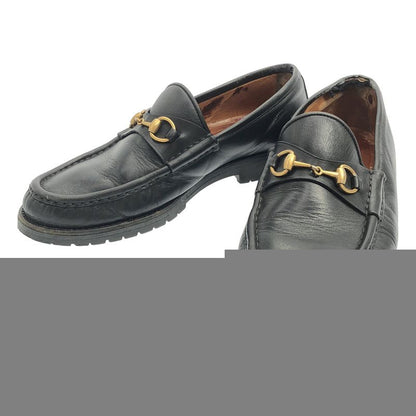 Gucci Horsebit Leather Loafer Shoes 6105 Black 7 1 2